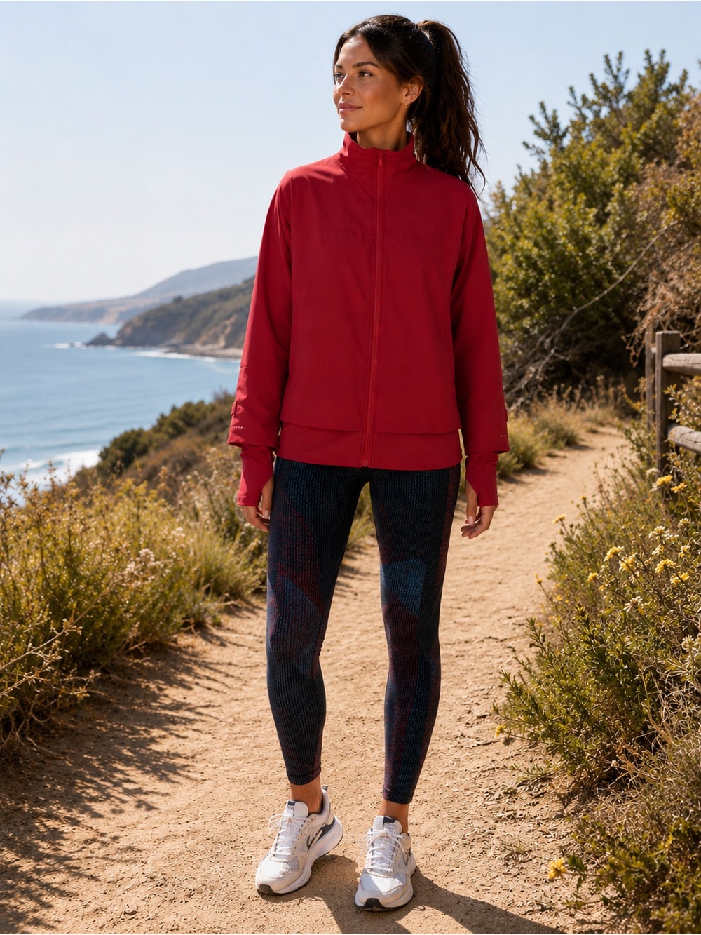 SWEATY BETTY Fast Lane Red Running Jacket  XS